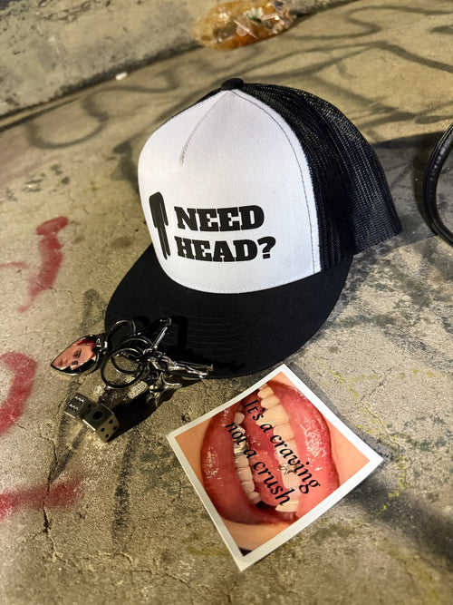 need head? trucker hat